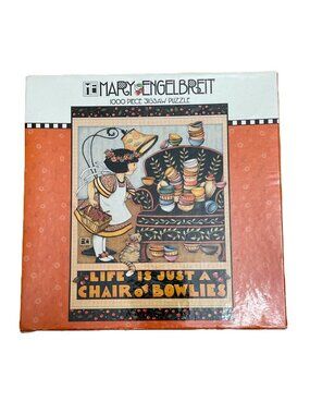 Mary Engelbreit Jigsaw Puzzle Life is Just a Chair of Bowlies 1000 Pc